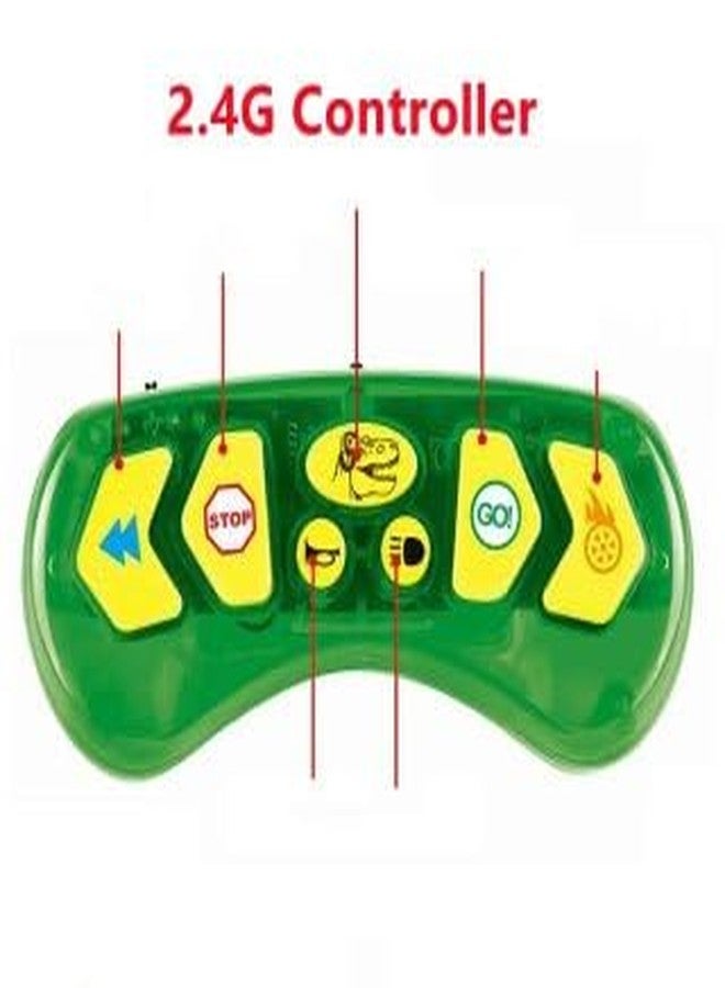 RahiGlow Dinosaurs Tracks with 2.4 GHz Lights & Sound Remote Control Car - Image 4